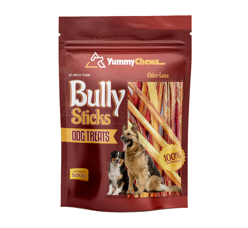 12 Inches Thin Bully Sticks