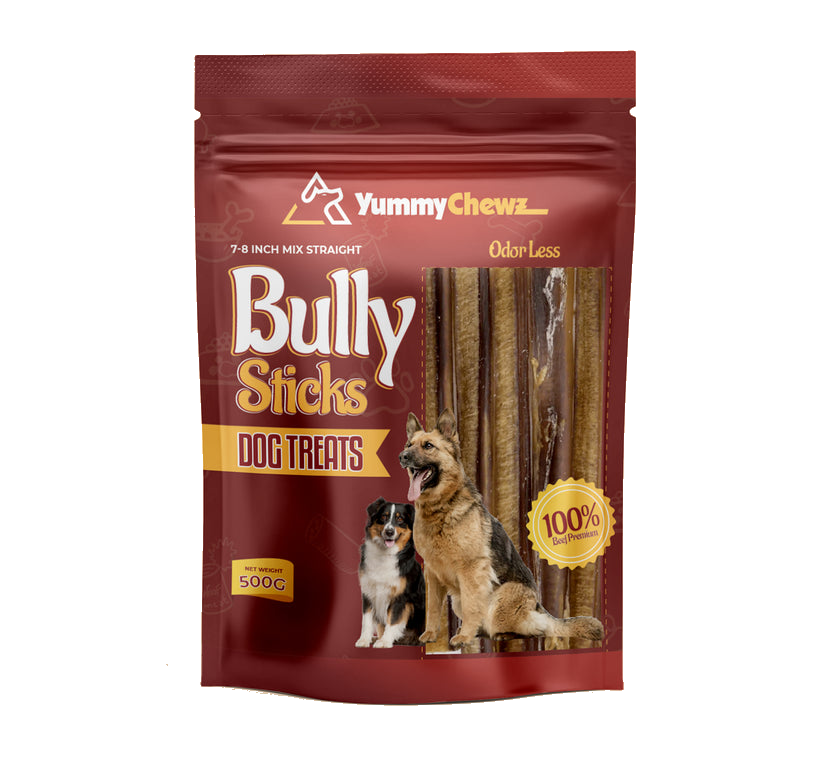 7-8 Inches Straight Bully Sticks