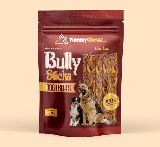 Bully Stick 12 inches braided- $36.31/lbs