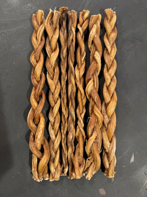 Bully Stick 12 inches braided- $36.31/lbs