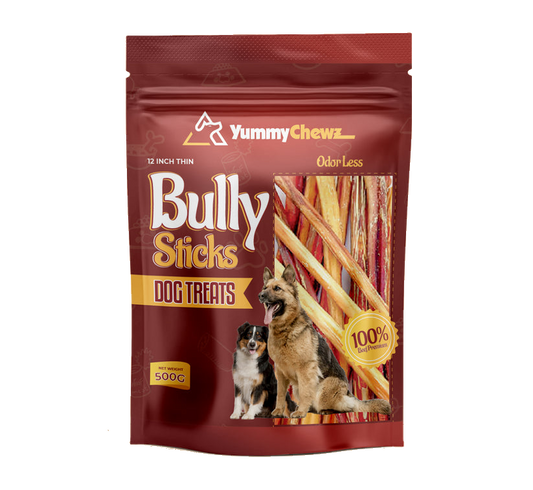 12 Inches Thin Bully Sticks