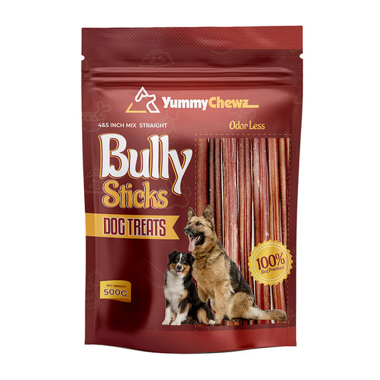 4-5 Inch Straight Bully Sticks Pack