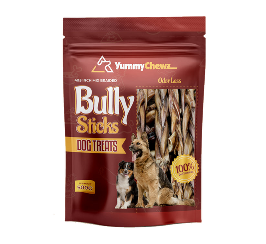 4-5 Inches Braided Bully Sticks