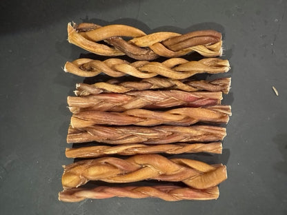 Bully Stick 6 inches braided- $24.95/lbs