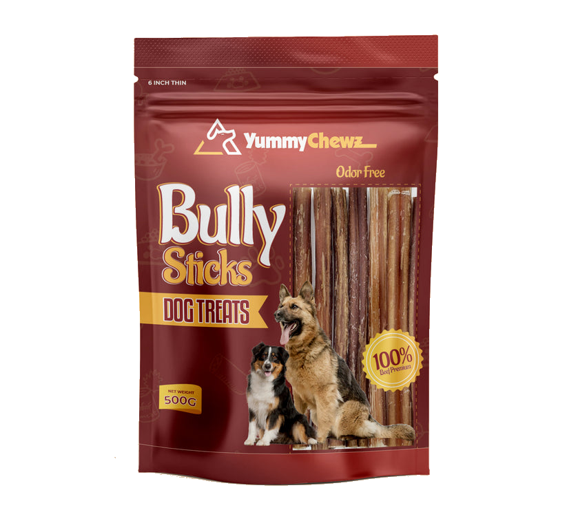 6 Inches Thin Bully Sticks
