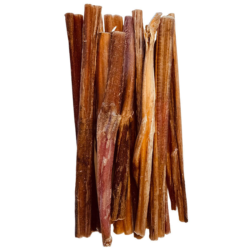 7-8 Inch Straight Organic Bully Sticks Odor-Free for Dogs - Yummy Chewz