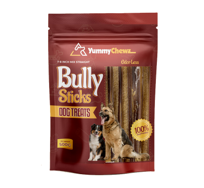 7-8 Inches Straight Bully Sticks